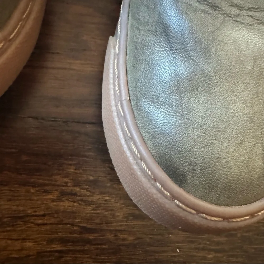 Polo Ralph Lauren army green brown boots toddler size 10 chett wyes - Picture 8 of 9